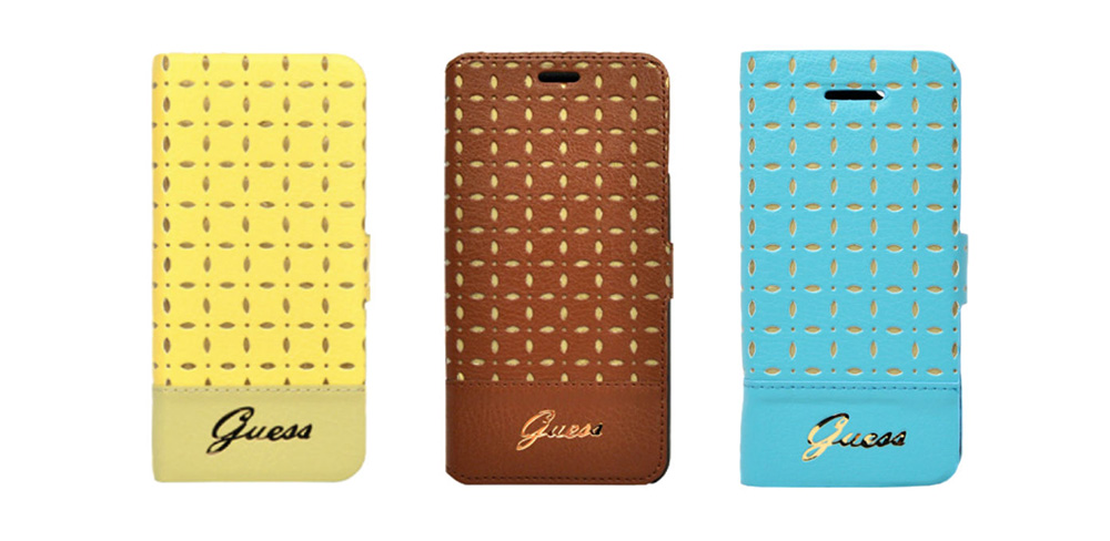 Описание Чехла-раскладушки Guess Gianina для iPhone 6/6S, коричневый